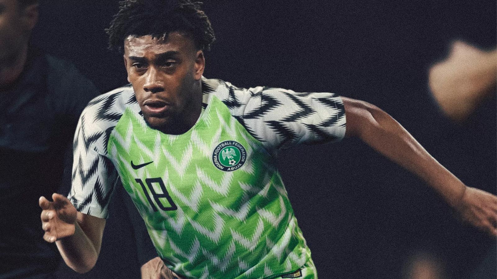 2018/19 Nigeria Home #18 IWOBI Jersey (S)