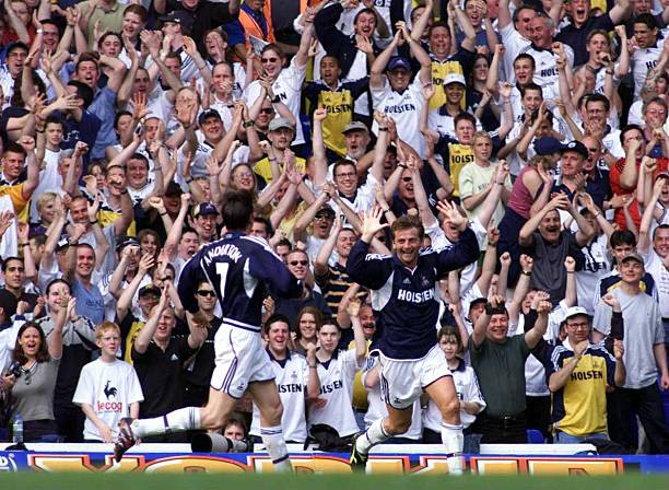 2000/01 Tottenham #8 SHERWOOD Away Jersey (M)