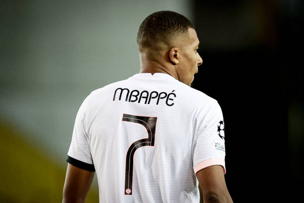 2021/22 PSG #7 MBAPPE Away Jersey (M)