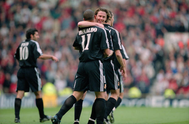2002/03 Real Madrid #11 RONALDO Away UCL Jersey (M)