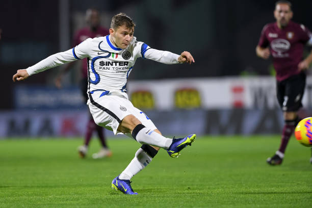 2021/22 Inter Milan #23 BARELLA Away Jersey (XL)
