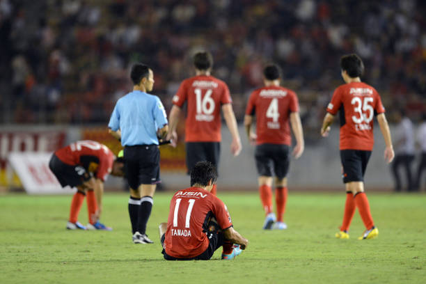 2011/12 Nagoya Grampus #35 T.TANAKA Home Jersey (L)