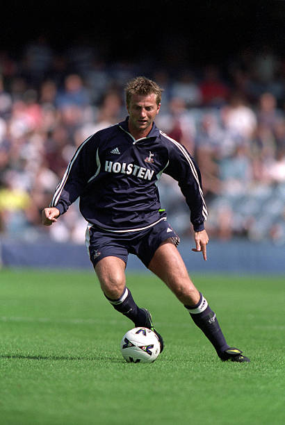 2000/01 Tottenham #8 SHERWOOD Away Jersey (M)