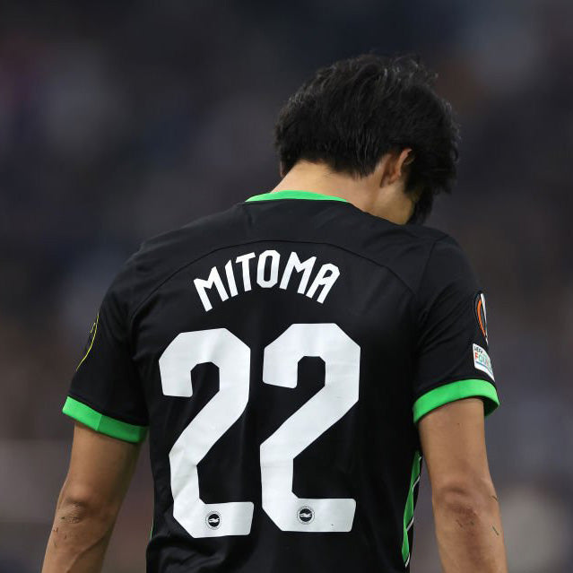 2023/24 Brighton #22 MITOMA Europa Away Jersey – Double Kick