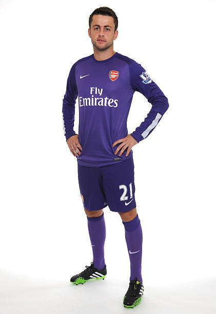 2013/14 Arsenal #21 FABIANSKI GK Jersey (M)
