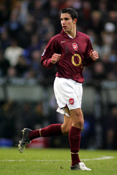 2005/06 Arsenal #11 V.PERSIE Home Jersey (L) L/S