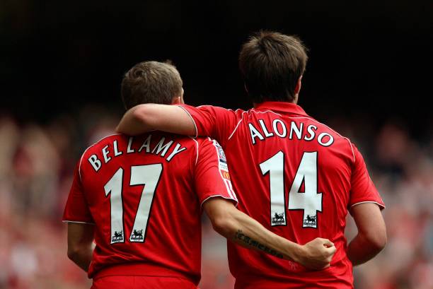 2006/08 Liverpool #14 ALONSO Home Jersey (M)