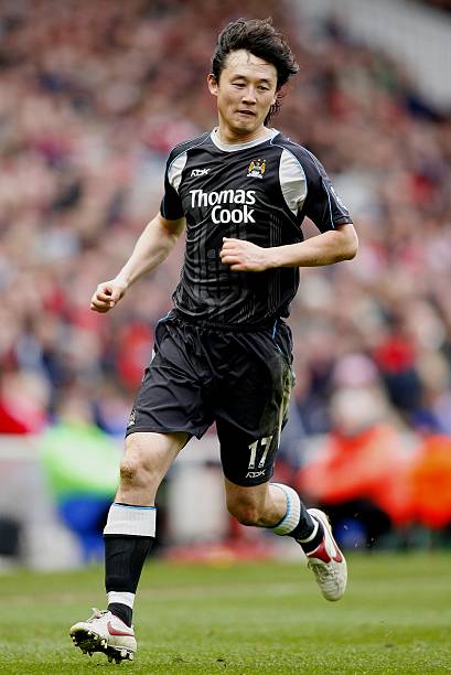 2006/07 Man City #17 SUN Away Jersey (M)