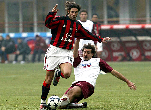 2003/04 AC Milan #10 RUI COSTA Home Jersey (L) L/S
