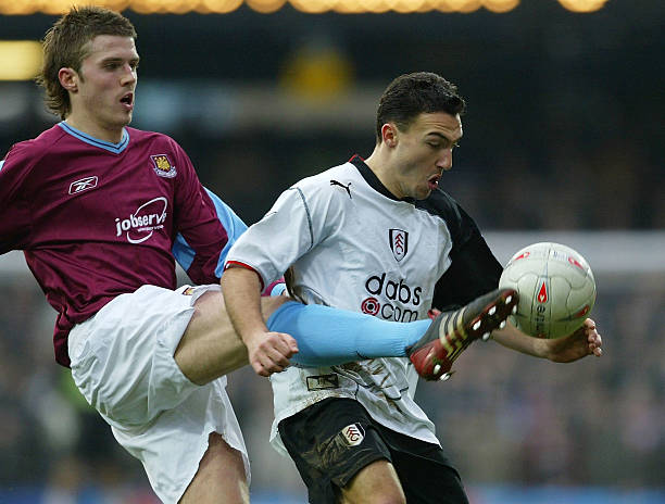 2003/05 West Ham #6 CARRICK Home Jersey (L)