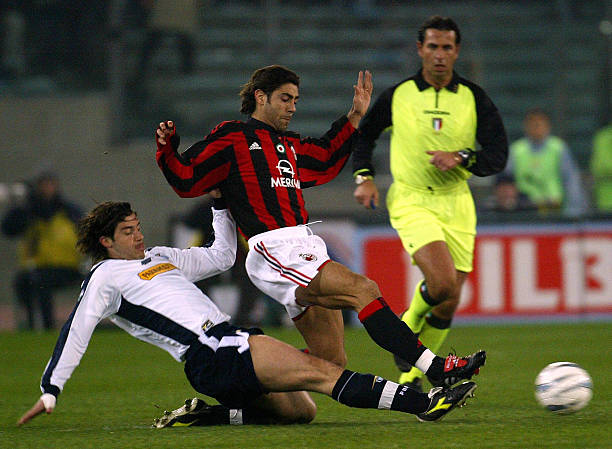 2003/04 AC Milan #10 RUI COSTA Home Jersey (L) L/S