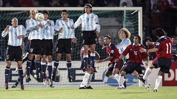 2004/05 Argentina #22 Home Jersey (L) L/S