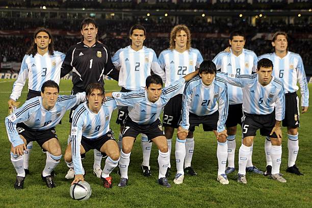 2004/05 Argentina #22 Home Jersey (L) L/S
