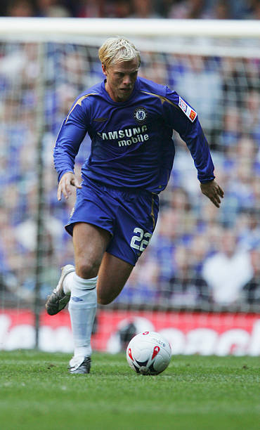 2005/06 Chelsea #22 GUDJOHNSEN Home Jersey (L)