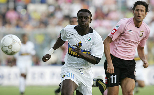 2005/06 Inter Milan #30 MARTINS Away Jersey (XL)