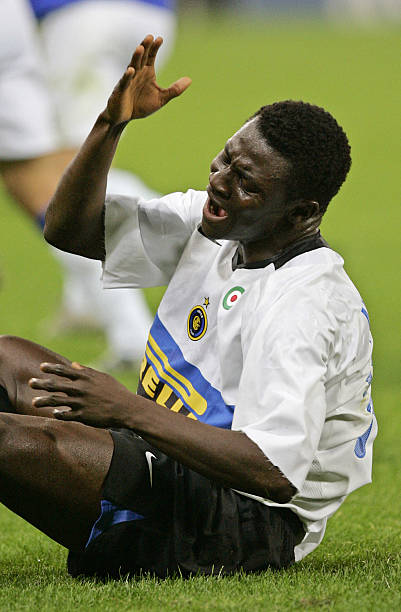 2005/06 Inter Milan #30 MARTINS Away Jersey (XL)