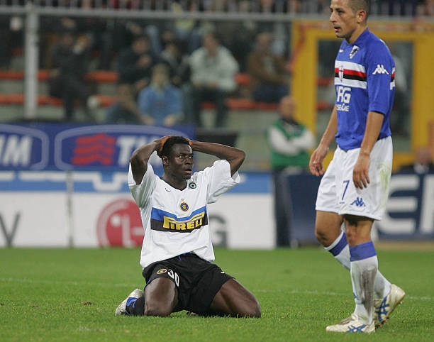 2005/06 Inter Milan #30 MARTINS Away Jersey (XL)