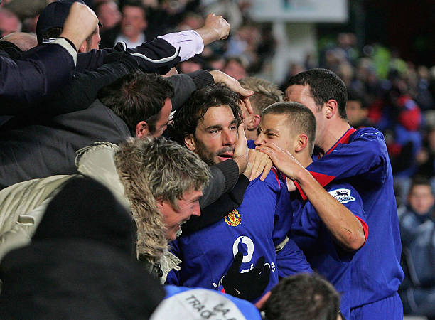 2005/06 Man Utd #10 V.NISTELROOY Away Jersey (2XL) L/S