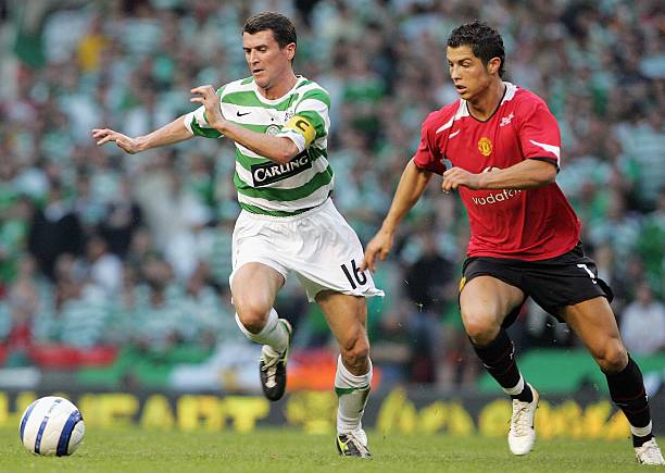 2005/07 Celtic #16 KEANE Home Jersey (M)