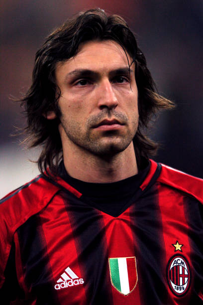 2004/05 AC Milan #21 PIRLO Home Jersey (L) L/S