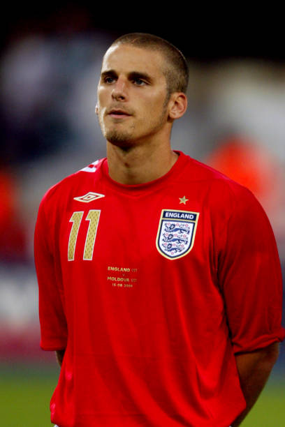 2006/08 England #11 BENTLEY Away Jersey (XL)