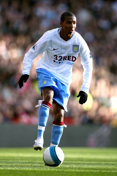2007/08 Aston Villa #7 YOUNG Away Jersey (L) L/S