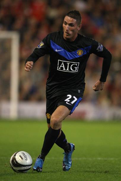 2009/10 Man Utd #27 MACHEDA Away Jersey (S)