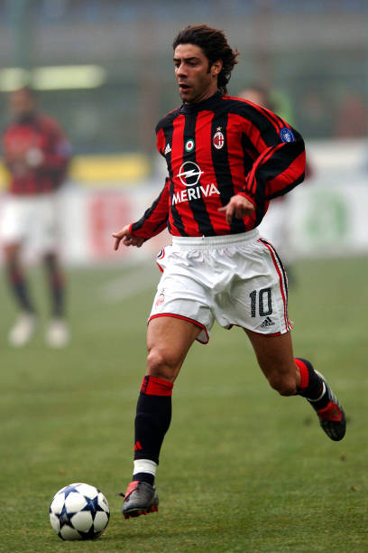 2003/04 AC Milan #10 RUI COSTA Home Jersey (L) L/S