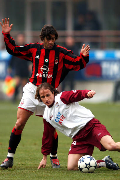 2003/04 AC Milan #10 RUI COSTA Home Jersey (L) L/S