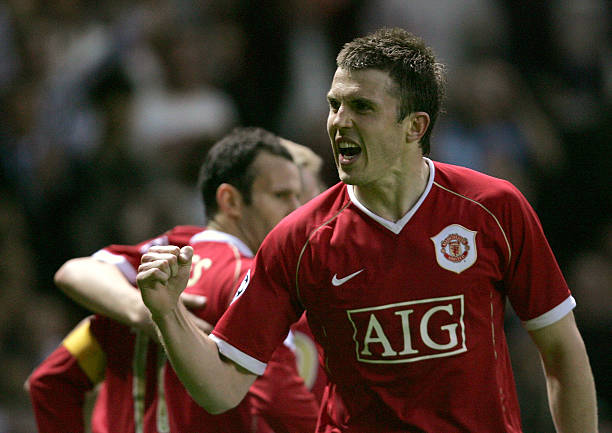 2006/07 Man Utd #16 CARRICK Home Jersey (M)