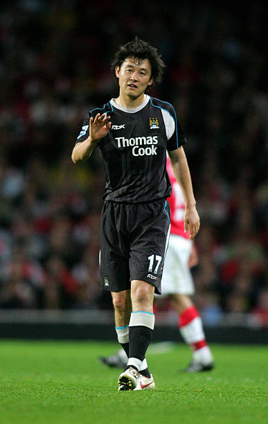 2006/07 Man City #17 SUN Away Jersey (M)