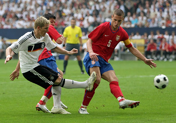 2008/10 Serbia #5 VIDIC Home Jersey (L)