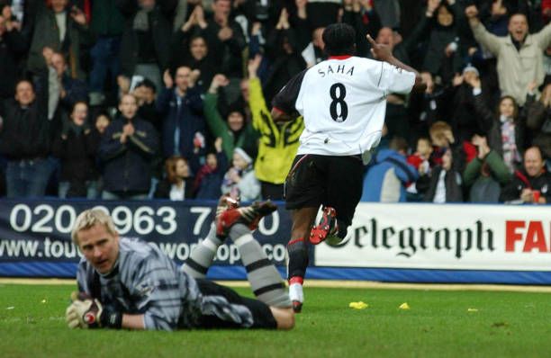 2003/05 Fulham #8 SAHA Home Jersey (L) L/S