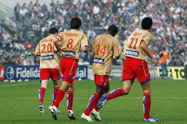 2007/08 Olympique Lyonnais Away Jersey (M) L/S