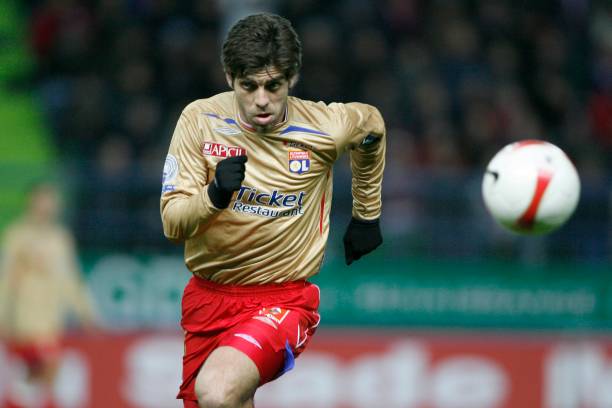 2007/08 Olympique Lyonnais Away Jersey (M) L/S