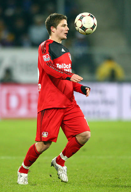 2008/10 Bayer Leverkusen #16 SCHWEGLER Home Jersey (XL) L/S
