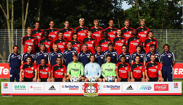 2008/10 Bayer Leverkusen #16 SCHWEGLER Home Jersey (XL) L/S