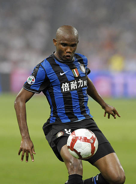 2009/10 Inter Milan #9 ETO'O Home Jersey (XL)