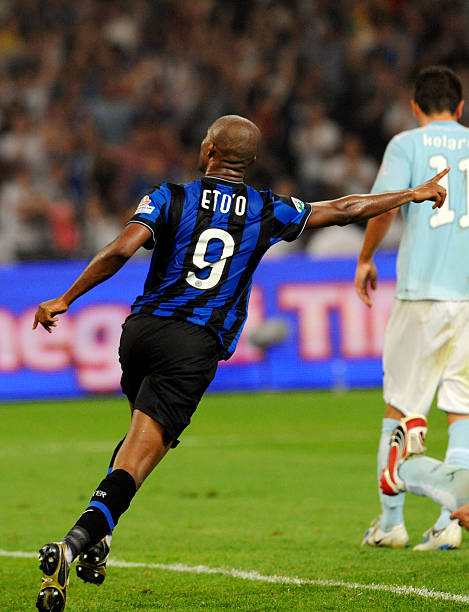 2009/10 Inter Milan #9 ETO'O Home Jersey (XL)