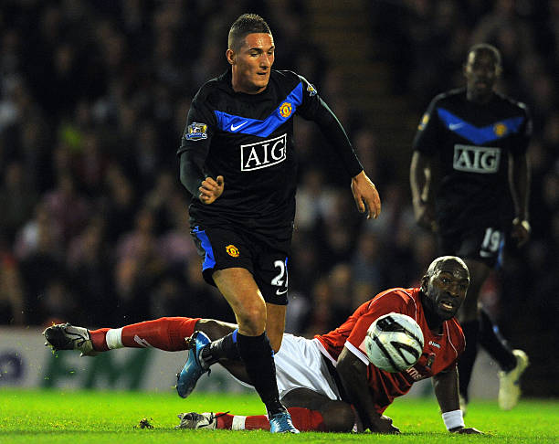 2009/10 Man Utd #27 MACHEDA Away Jersey (S)