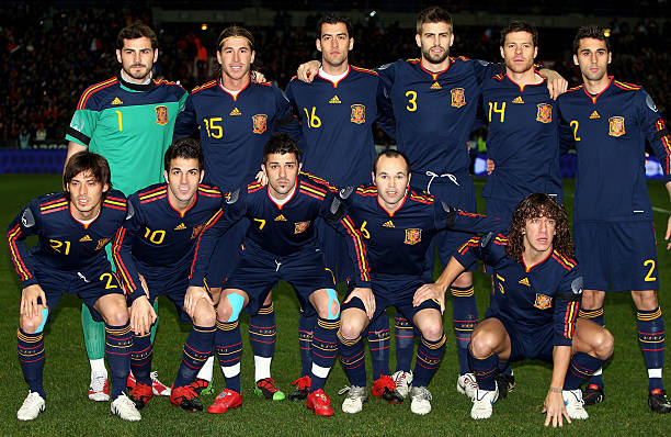 2010 Spain #21 SILVA Away Jersey (S)