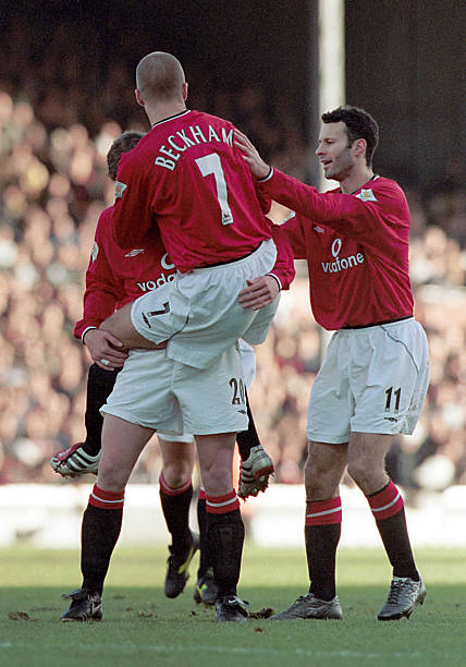 2000/02 Man Utd #7 BECKHAM Home Jersey (M)