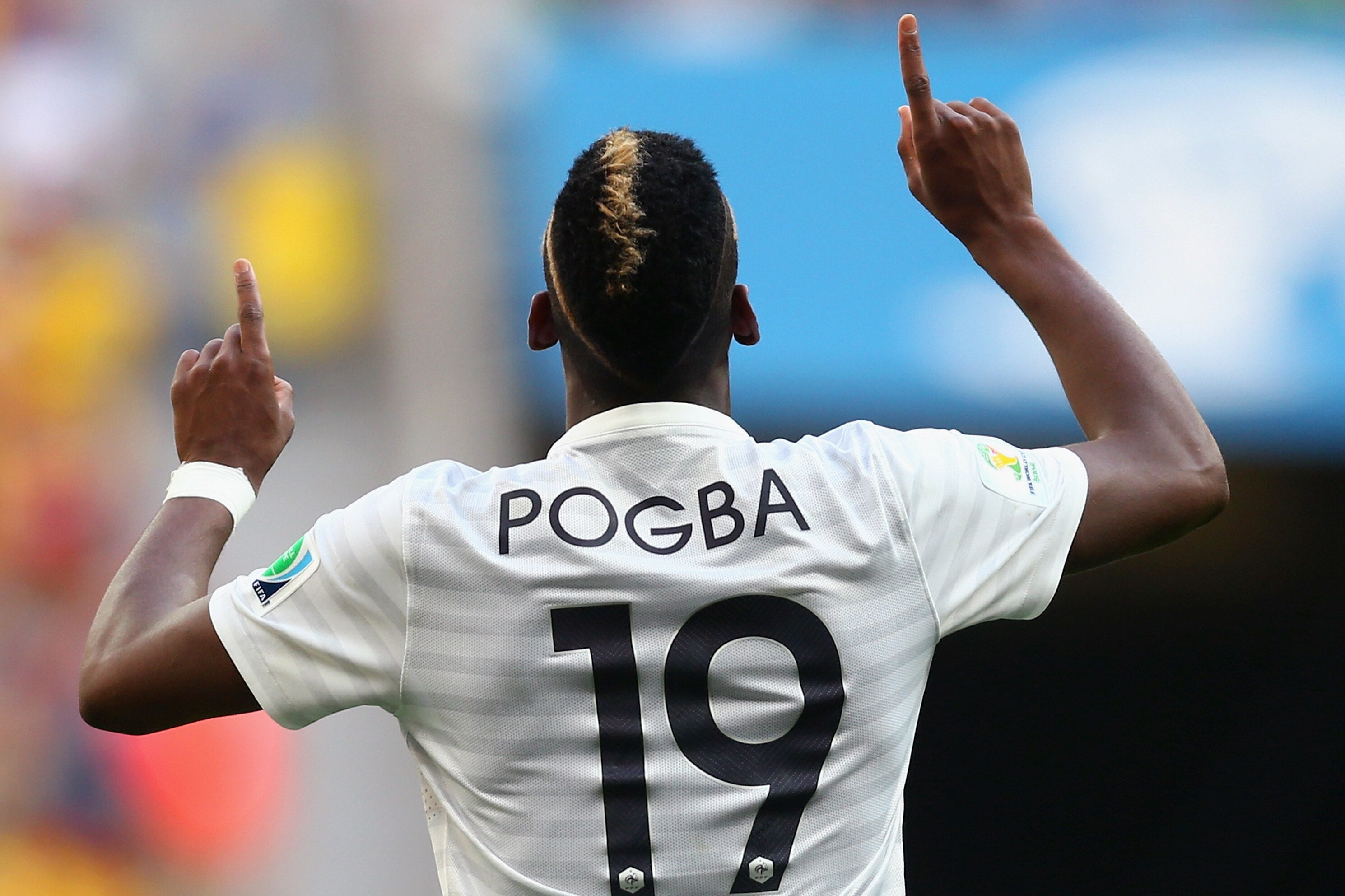 2014/15 France #19 POGBA Away Jersey (S)