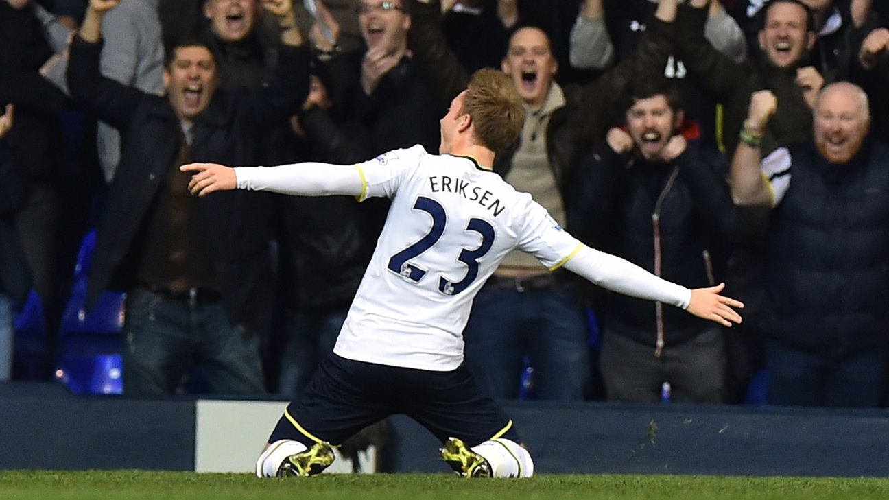 2014/15 Tottenham #23 ERIKSEN Home Jersey (M)
