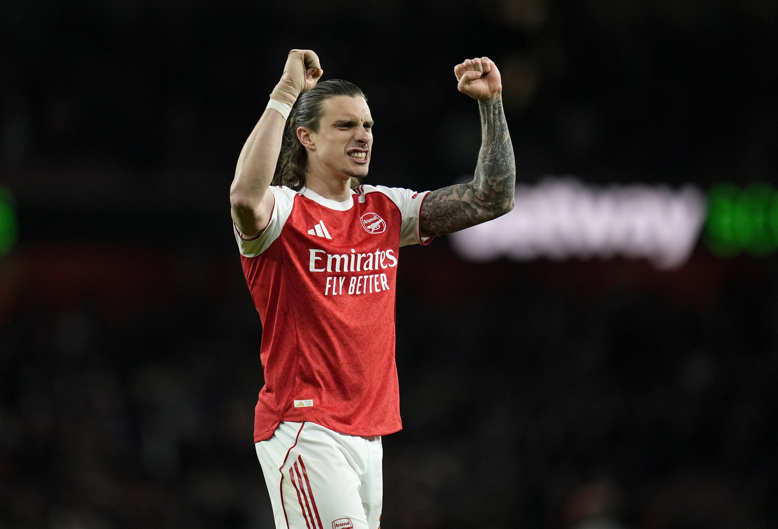 2025/26 Arsenal #33 CALAFIORI Home Jersey (S)