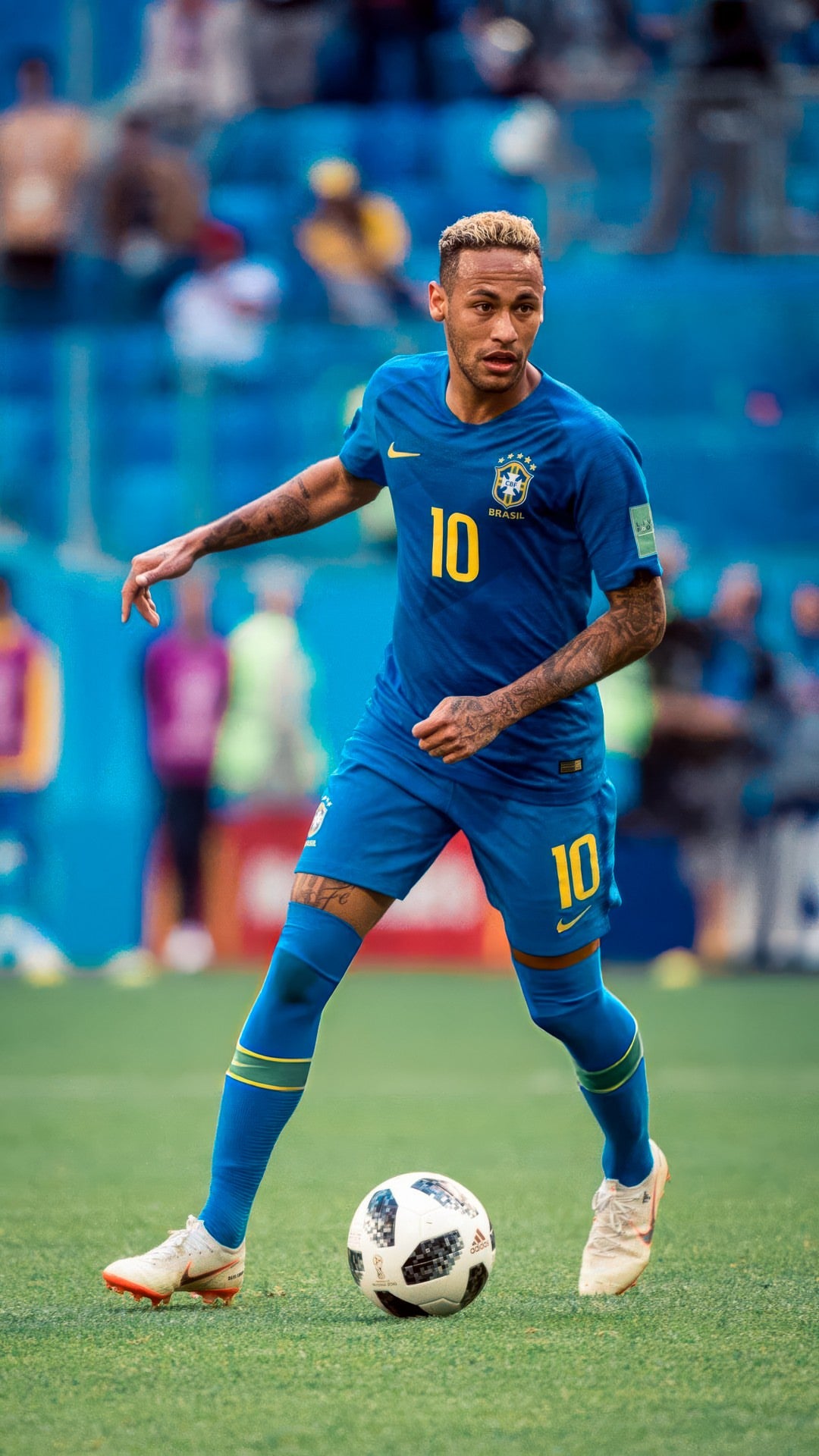 2018 Brazil #10 NEYMAR JR Away Jersey (S)