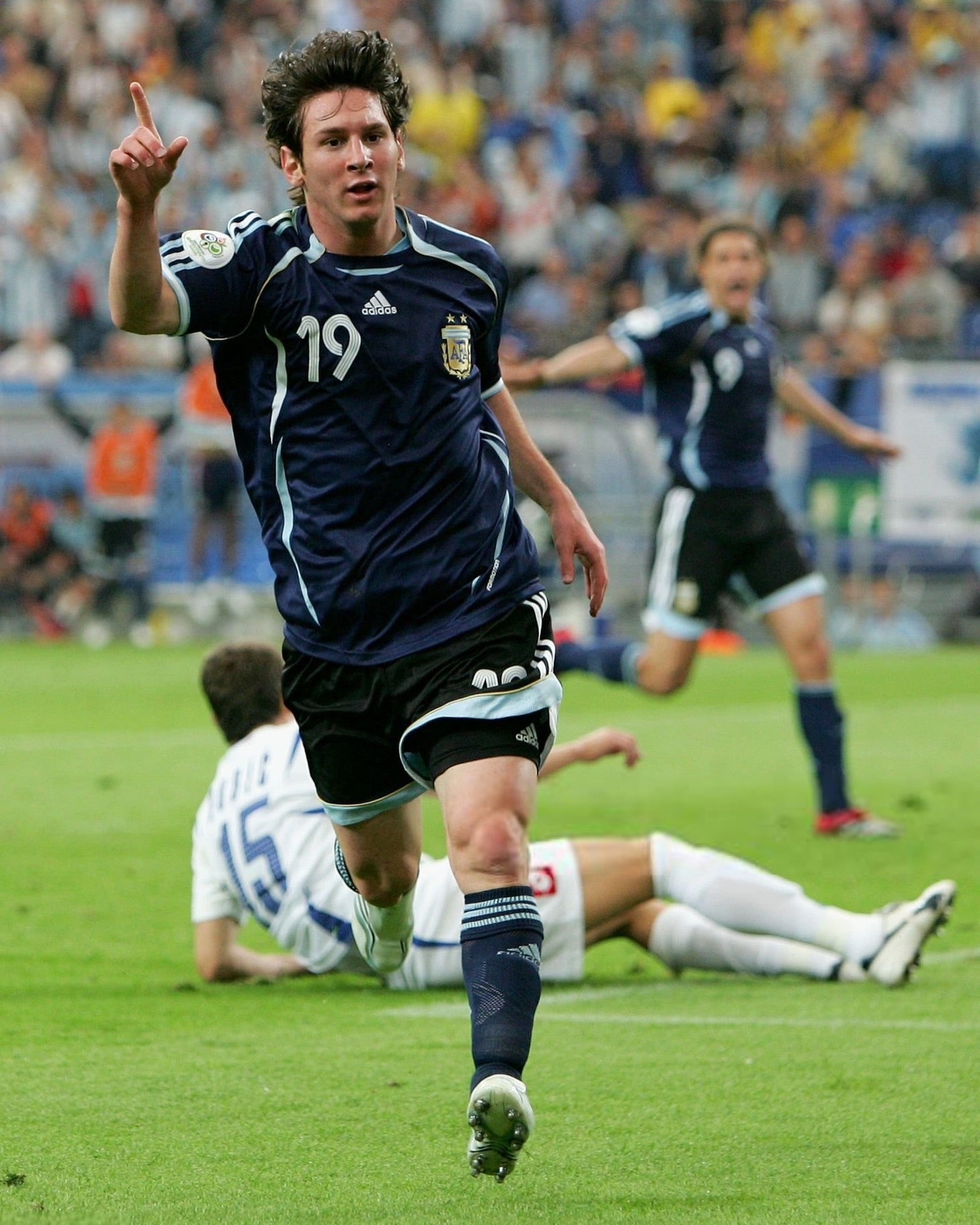2006/07 Argentina #19 MESSI Away Jersey (S)