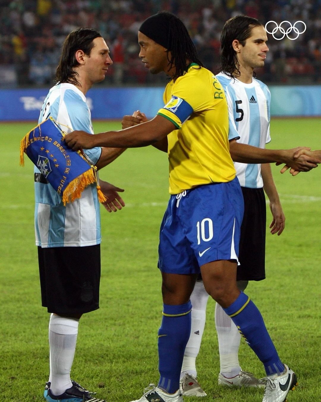 2007/09 Argentina #15 MESSI Home Jersey (XL)