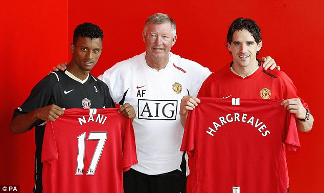 2007/08 Man Utd #17 NANI Home Jersey (L) – Double Kick Football