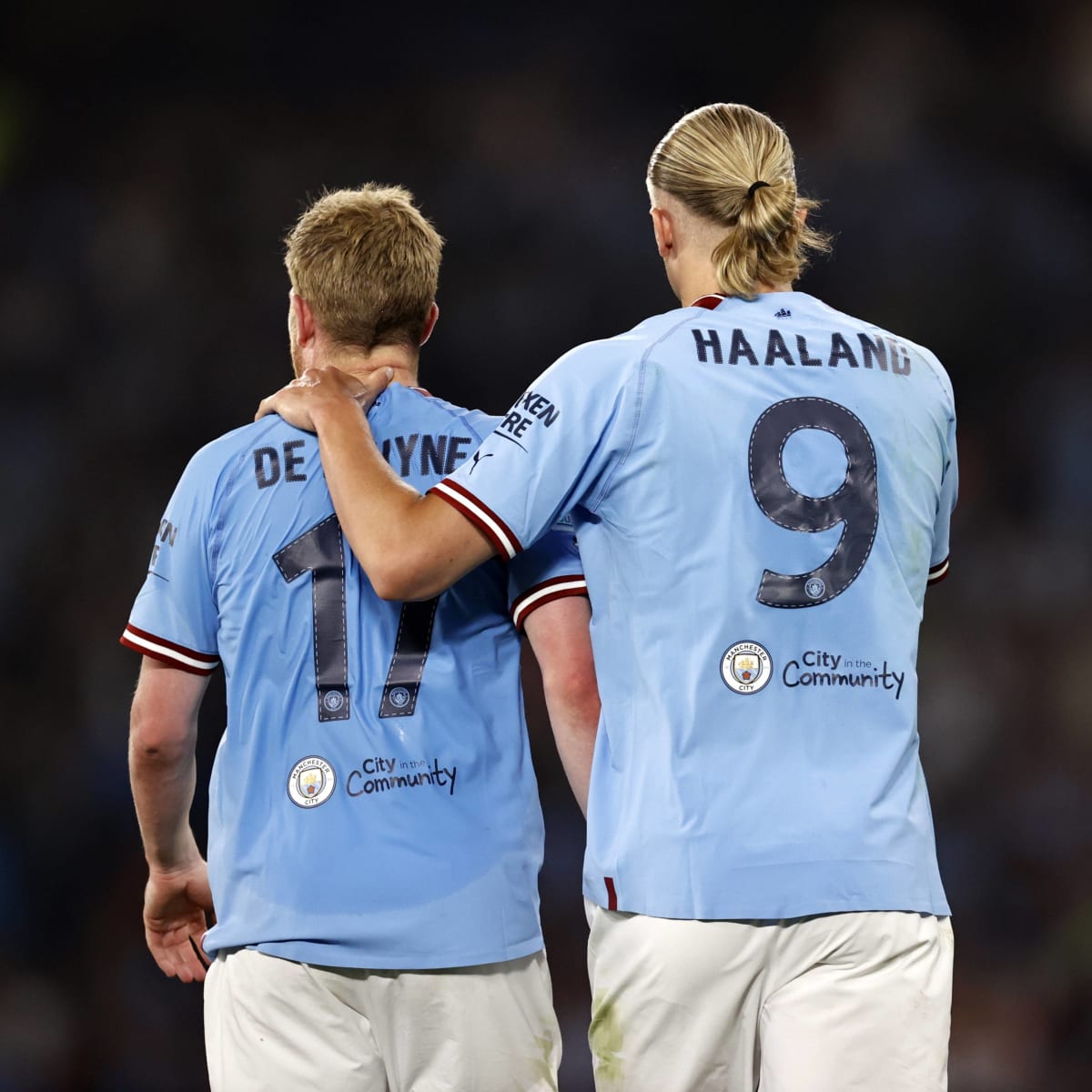 2022/23 Man City #9 HAALAND Home Jersey (M)